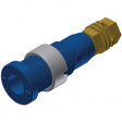 MSEB 2600 G M3 AU BLAU / BLUE Safety socket diam. 2 mm Blue CAT II