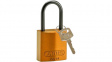 834867 [6 шт] Aluminuim Padlock-Compact;Orange;Aluminium