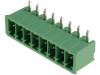 284512-8 Разъемный клеммник; гнездо; "папа"; 3,5мм; угловой 90°; 11А; 300В