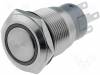 V19-11R-06G-S Переключатель: антивандальный; 1; SPDT; 0,5A/220ВAC; 1A/24ВDC
