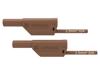 VSFK 8700 / 2.5 / 100 / BR Измерительный провод; 32А; изолированный,с осевым гнездом 4мм