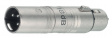 NA3FM-18DB XLR plug/XLR socket with -18 dB attenuator