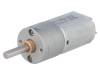 31:1 METAL GEARMOTOR 20DX41L MM 6V DUAL Двигатель: DC; с редуктором; POLOLU 20D; 6ВDC; 3,2А; Ось: D профиль