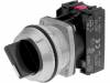 NEF30-TPBSXY Переключатель: поворотный; 1; NC + NO; 30мм; черный; IP56; -15?30°C