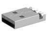 480372200 Вилка; USB A; "папа"; на плату; SMT; PIN:4; горизонтальный