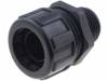 55502463, Концевой разъем прямой; полиамид; черный; 16мм; IP65, LAPP
