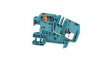 2668730000 Terminal Block, Blade Terminal, 1 x 5.5 mm, 2 Poles, 800V, 41A, 0.34 ... 10mm², Blue