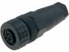 ELKA 4012 K PG 7 (933 725-100) Вилка; M12; PIN: 4; "мама"; код A-DeviceNet / CANopen; на провод