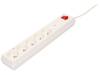 PS-5P/3M/BIALY Сетевой фильтр: защитный; Гнезда:5; 230ВAC; 10А; Цвет: белый