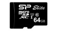 SP064GBSTXBU1V10SP Memory Card, 64GB, SDXC, 85MB/s