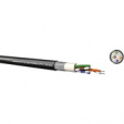 CAT 5E CHAIN PUR FLEX UTP-C [100 м] LAN Cable 0.12 mm\x1a PUR Black Reel of 100 meter
