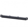 P24T-KDA-CEC Patch panel 19" black 1 HE 24x RJ45 Cat.5e