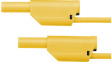 VSFK 5000 / 1 / 150 / GE Test lead diam. 4 mm Yellow 150 cm 1 mm2 CAT II