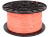 PLA-1.75-PINK Филамент: PLA; розовый; 1кг; 200-235°C; ±0,05мм; 1,75мм