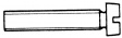 84R0650 Cylindrical screw, slotted M6 50 mm