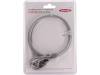 64135, Security wire; silver; Features: key protection; 1.5m, EDNET