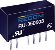 RU-050505 Преобразователь: DC/DC; 1Вт; Uвх: 4,5?5,5В; Uвых: 5ВDC; Uвых.2: 5ВDC