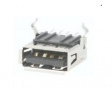 USB-A-S-RA-CS2-SMT Гнездо; USB A; SMT; горизонтальный; Верс: USB 2.0; позолота