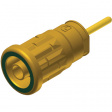 SEP 2630 S1,9 YELLOW/GREEN Safety socket  diam.4mm Green / Yellow 24A 1kV Gold-Plated