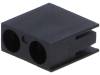 FIX-LED-306A Корпус LED; 3мм; полиамид; угловой; черный; UL94V-2; Кол-во диод:2