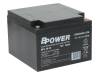BPL 26-12, Аккум: свиноцово-кислотный; 12В; 26Ач; AGM; необслуживаемый, BPOWER