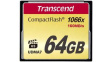 TS64GCF1000 Memory Card, CompactFlash, 64GB, 160MB/s, 120MB/s