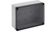 11100801 Plastic Enclosure Without Knockouts, 254 x 180 x 90 mm, Polystyrene, IP66, Grey
