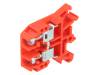 ZUG-G10 A11-0207 Соединитель: на рейку; Контактные группы:1; клеммы:2; красный