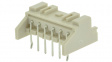 S06B-XASK-1(LF)(SN) PCB pin header 2.5 mm Pole no. 6Single row/90°/with shroud/with a hook XA