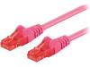 95252 Patch cord; U/UTP; 6; многопров; CCA; ПВХ; розовый; 0,25м