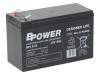 BPL 9-12, Аккум: свиноцово-кислотный; 12В; 9Ач; AGM; необслуживаемый, BPOWER