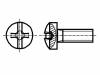 M4X10/BN1435 SN213306 Винт; M4x10; Головка: сферическая; Шлиц: Phillips, прямой; сталь