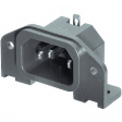 GSP 1.8101.1 Разъем: питания AC; IEC 60320; C14 (E); гнездо; "папа"; 10А; 250ВAC