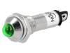 IND8-12G-A, Индикат.лампа: LED; выпуклый; 12ВDC; Отв: O8,2мм; IP40; под пайку, Ninigi