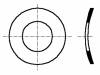 1227688 Шайба; пружинная, изогнутая; M3; D=6мм; h=0,65мм; пружинная бронза