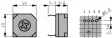 FR01FC10P-ST-075A Кодирующие переключатели на ПП BCD компл. 4+1