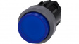 3SU1031-0BB50-0AA0 SIRIUS ACT Illuminated Push-Button front element Metal, matte, blue