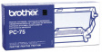 PC-75 Print cartridge with film roll Black