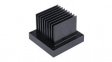 ILA-HSINK-70X70X55MM-BLK-K LED Heat Sink, Aluminium 70x70x55mm
