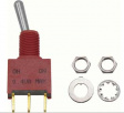 RND 210-00463 Miniature Toggle Switch, On-None-On, PC Thru-hole