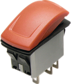 KR472AKKKAXX, Rocker switch 2P 10 A 24 VDC, APEM