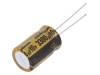 UFW1A332MHD Конденсатор: электролитический; THT; 3300мкФ; 10ВDC; O12,5x20мм