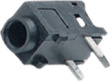 MJ-2-348B0 Jack panel socket Black 3 Poles