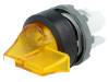 1SFA611203R1103 Переключатель: поворотный; 2; 22мм; желтый; Подсвет: MLB-1; IP66