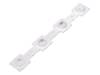 CN16604 DAISY-4X1-WW Линза для LED; прямоугольная; прозрачный; 80°; Цвет: черный