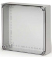 OPCP404013T Cubo O 400 x 400 x 132 мм, глухая стенка, прозрачная крышка, PC, IP 66/67
