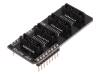 SHUTTLE CLICK, Click board; адаптер; GPIO; IDC16 x4,mikroBUS вилка; 3,3/5ВDC, MikroElektronika