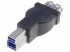USB-AF/BM3, Адаптер; USB 3.0; гнездо USB A, вилка USB B; позолота, Goobay