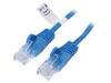 DK-1511-030/B Patch cord; U/UTP; 5e; многопров; Cu; ПВХ; синий; 3м