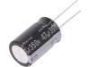 UVY2V470MHD Конденсатор: электролитический; THT; 47мкФ; 350ВDC; O16x25мм; ±20%